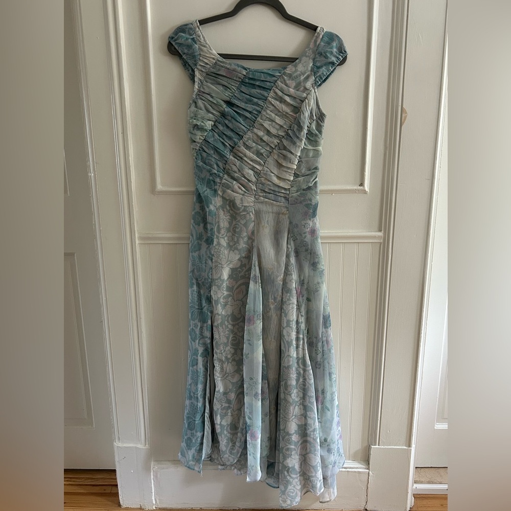 Free people baby blue maxi dress